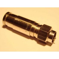 CONECTOR F PROFESIONAL METALIC, FIXARE PRIN COMPRESIE, PENTRU CABLU COAXIAL RG-11, SPL-11, TONER